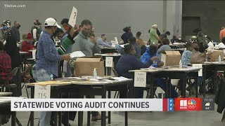 Georgia election audit update; Fulton County nearly finished with retally