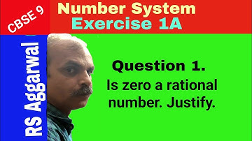 Is zero a rational number. Justify.