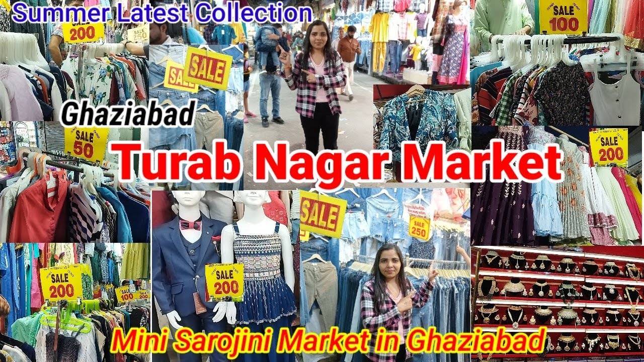 Turab Nagar Market Cheapest Market of Ghaziabad Summer latest