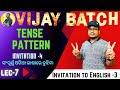 TENSE PATTERNS | LEC -7 | + 2 2nd year | VIJAY BATCH | CHSE | DEAR SIR SANTOSH SIR