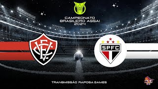 CAMPEONATO BRASILEIRO 2024 -  VITÓRIA X SÃO PAULO 05/04 - 16 : 00 HS