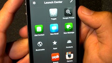 Launch Center Pro App Review for iPhone and iPod Touch