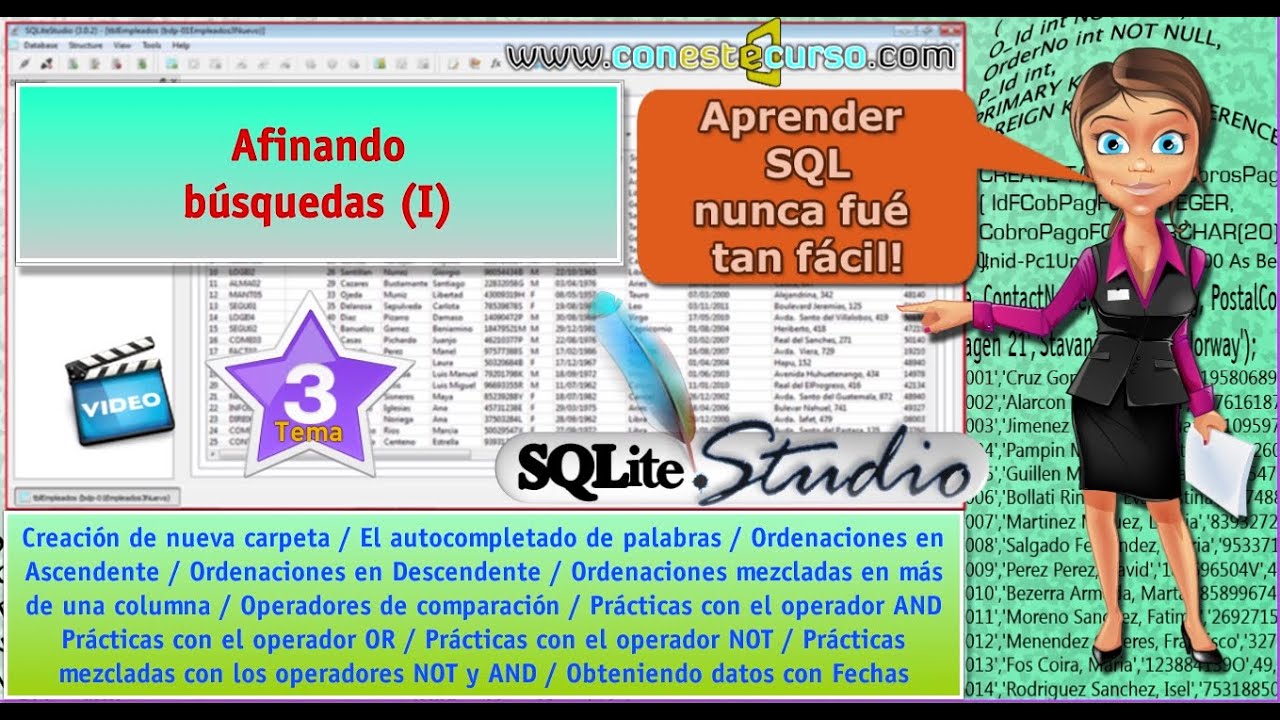 Tutorial sqlite studio tema03 afinando b squedas i youtube
