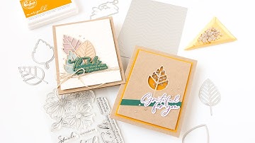 Foliage Shaker Die Two Ways - A Sneak Peek With Carissa Wiley