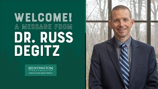 Welcome A Message From Dr. Degitz