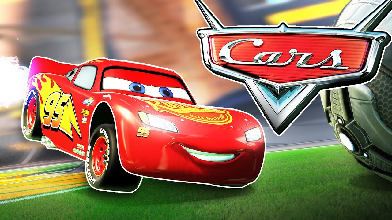 Lightning McQueen in Rocket League! #lightingmcqueen #rocketleague #fy