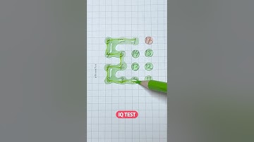 Draw a path in the order of the numbers. #line #colors #games #funny