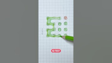 Draw a path in the order of the numbers. #line #colors #games #funny