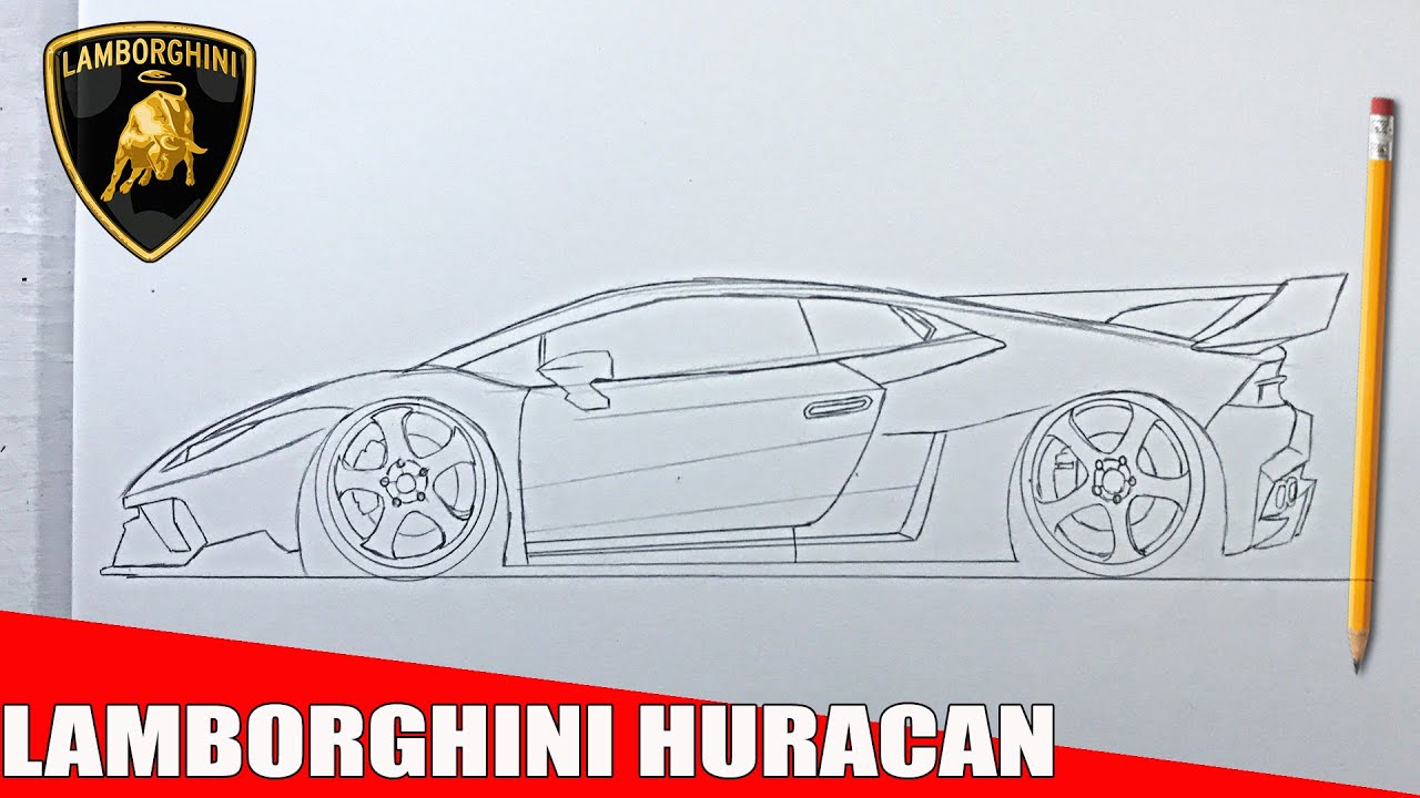 Como DIBUJAR UN AUTO LAMBORGHINI HURACAN - thptnganamst.edu.vn