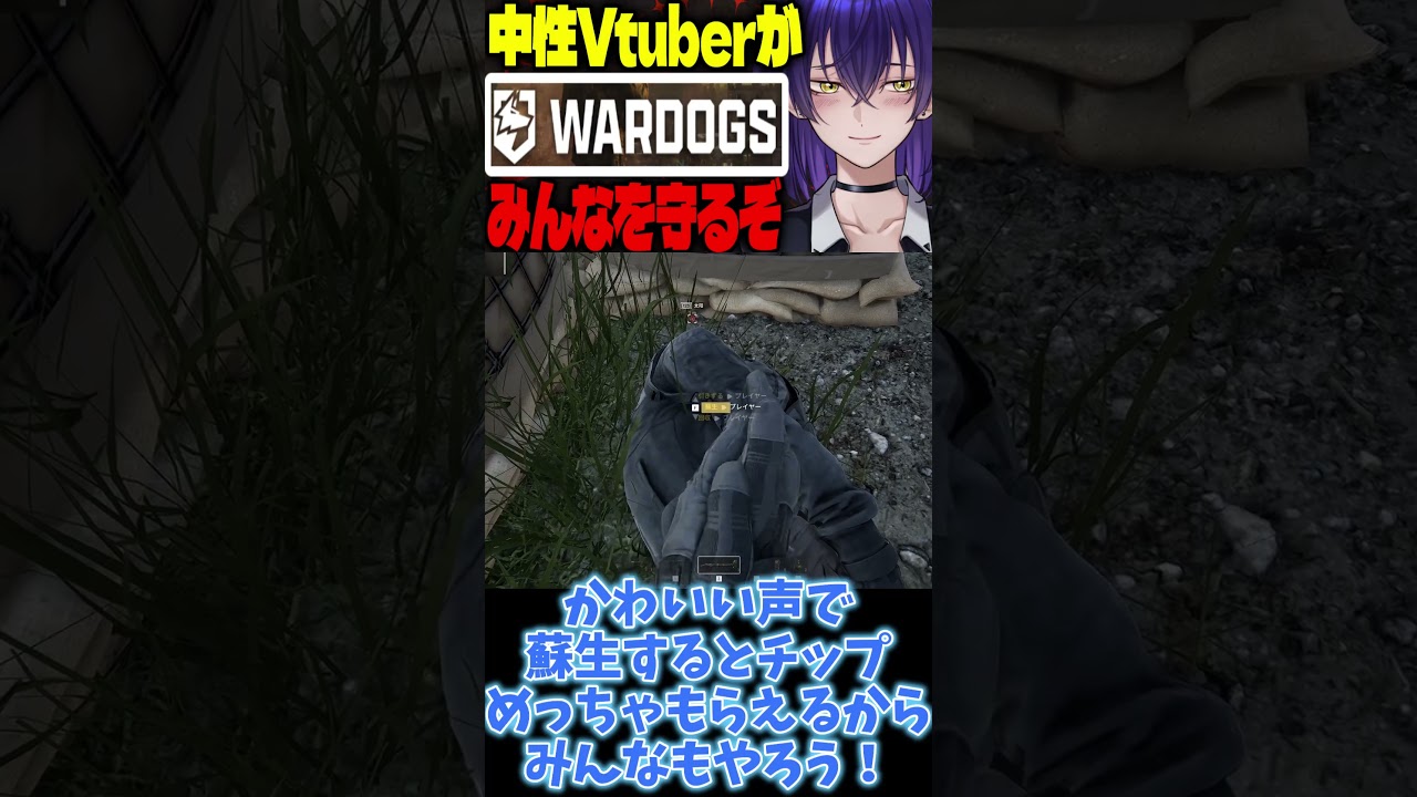【WARDOGS】可愛い声で蘇生するとチップ弾む説#WARDOGS #Vtuber