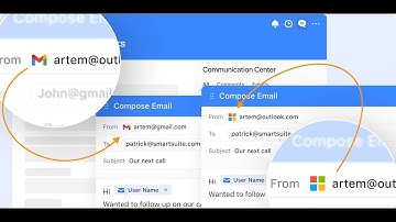 Communication Center: Support Gmail/Outlook for Email Send/Receive