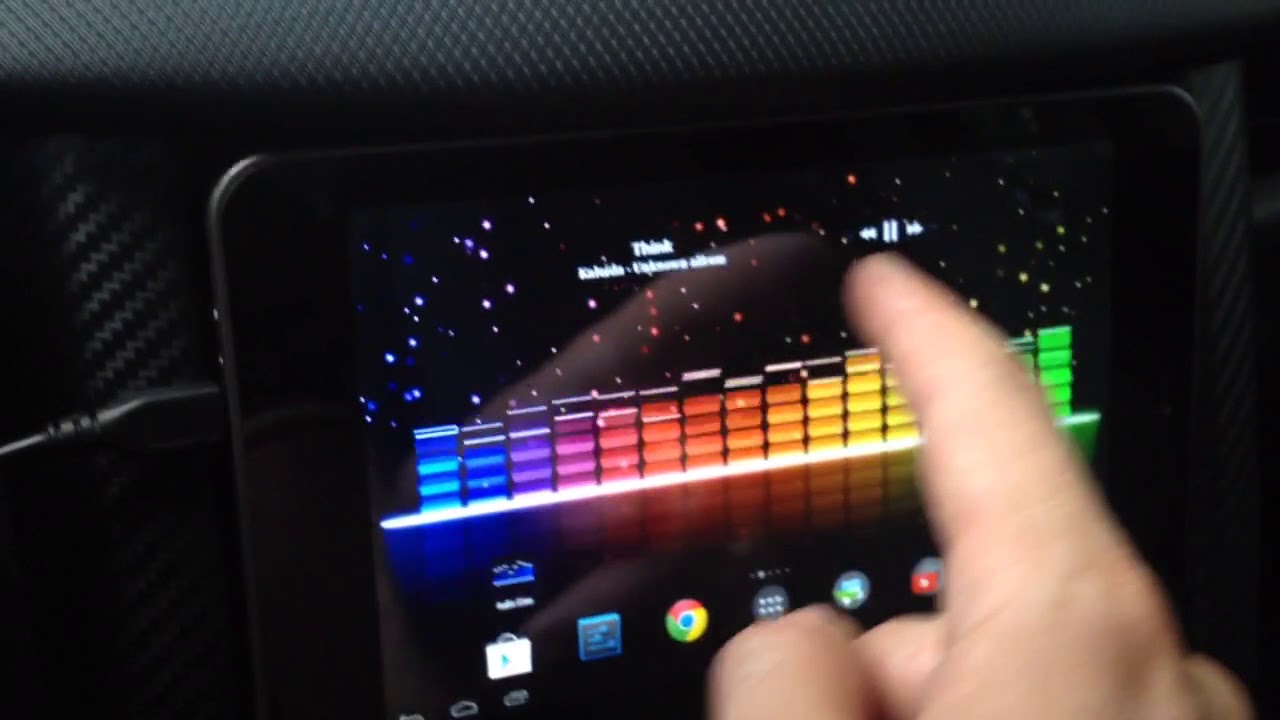 Установка планшета в машину Пежо 207 - YouTube