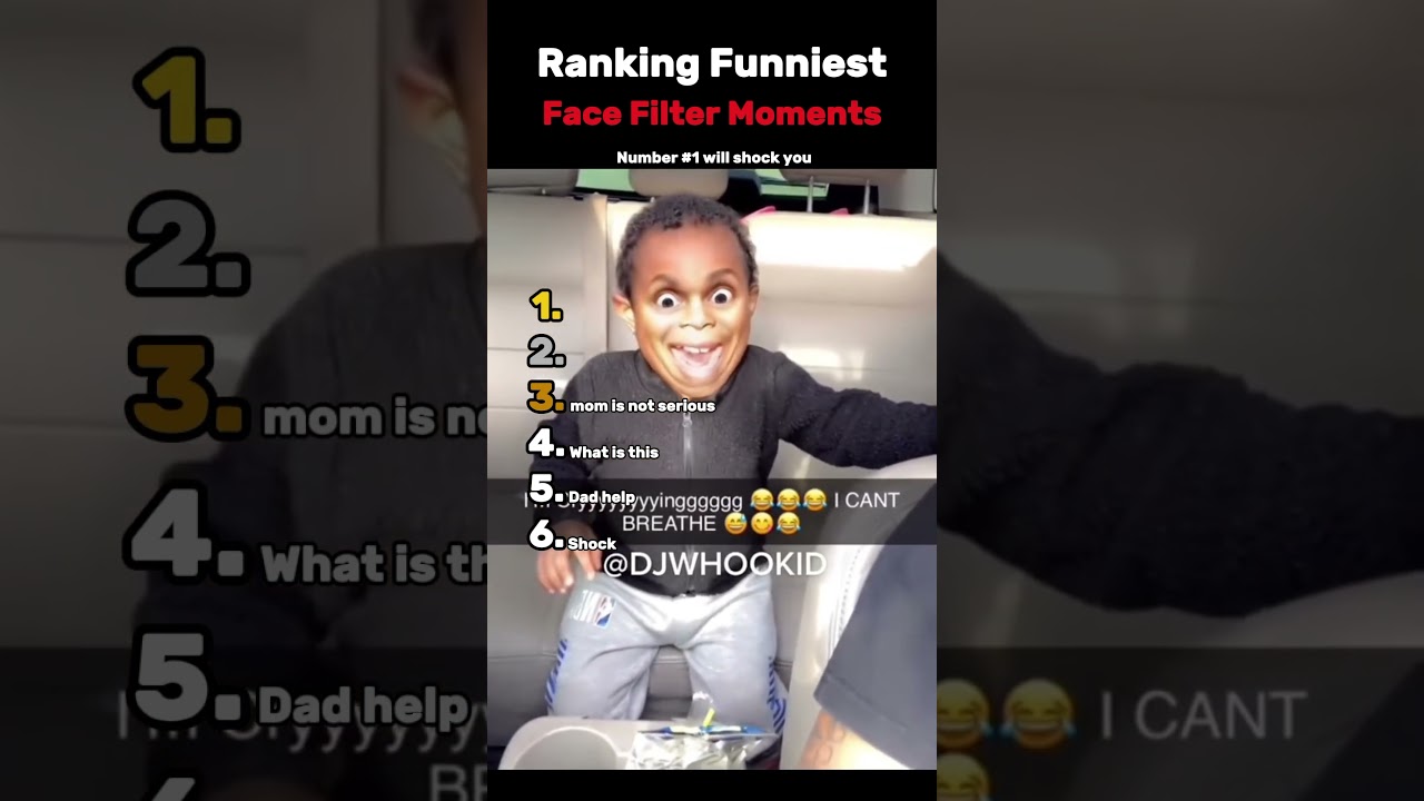 Ranking Funniest Face filters Moments