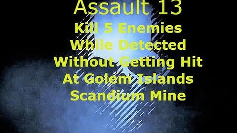 Ghost Recon Breakpoint : Assault 13 : 5 Kills Detected Without Getting Hit - Scandium Mine *NEW*