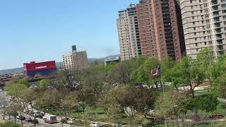 *MASSIVE HORN* FDNY units arriving to a fire in a multiple dwelling on the 11th floor on Neptune Ave