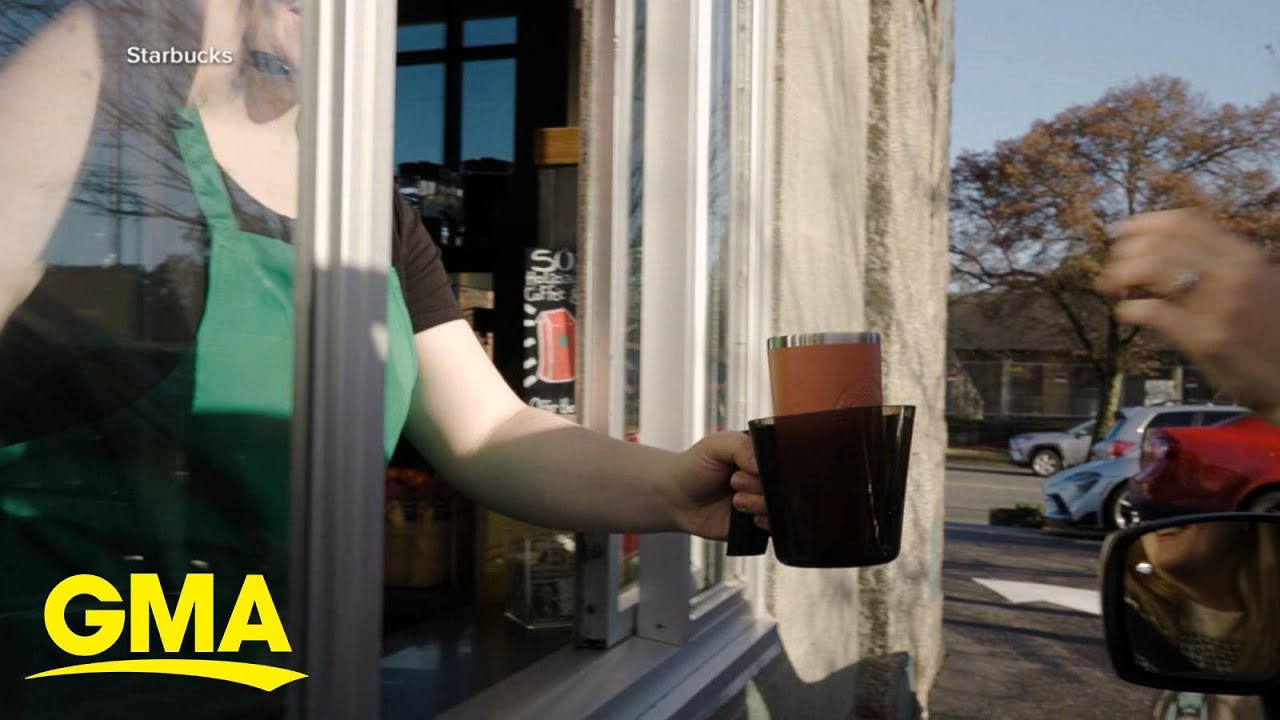 Starbucks allowing customers to use reusable cups for drive-thru, mobile  orders