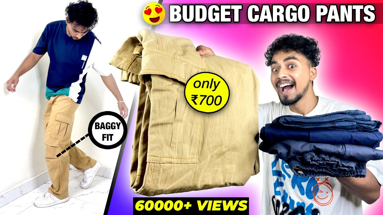 5 BUDGET & STYLISH CARGOS FOR MEN 2023 | MYNTRA CARGOS FASHION HAUL ...