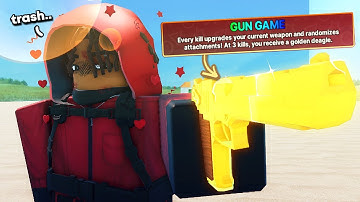 TROLLING Players With The 0.2% GUN GAME Mythic... (Ink Game)