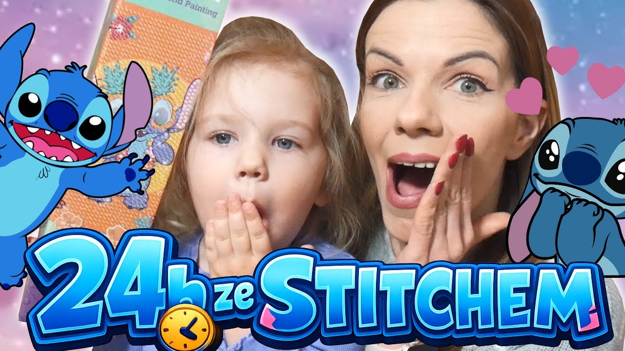 24H ZE STITCHEM - VLOG Z ZUZIĄ I DIAMOND XXL 😍 