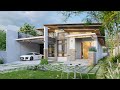 3 Bedroom Bungalow with High Ceiling House Design.