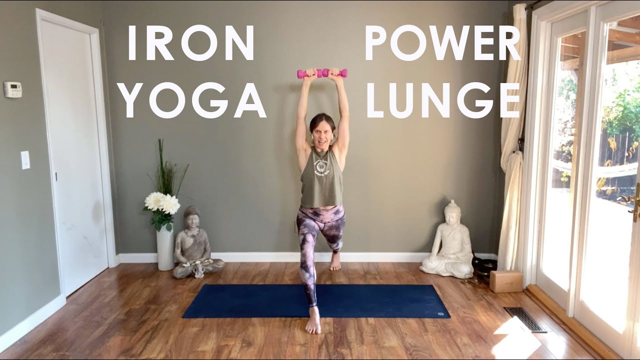 Iron Yoga with Weights, Power Lunge Sequence 💪 YouTube
