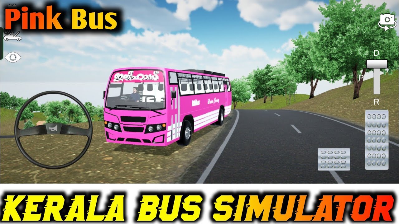 🔥⭐Pink Bus On Kerala Bus Simulator Gameplay Gaming With Sagar Ratadiya 🔥