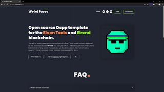 Elven Tools - Custom Minter Dapp - Elrond blockchain