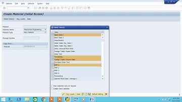 How to copy the material master in sap mm