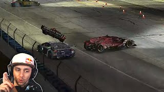 Crashing at the end of a 12 hour race
