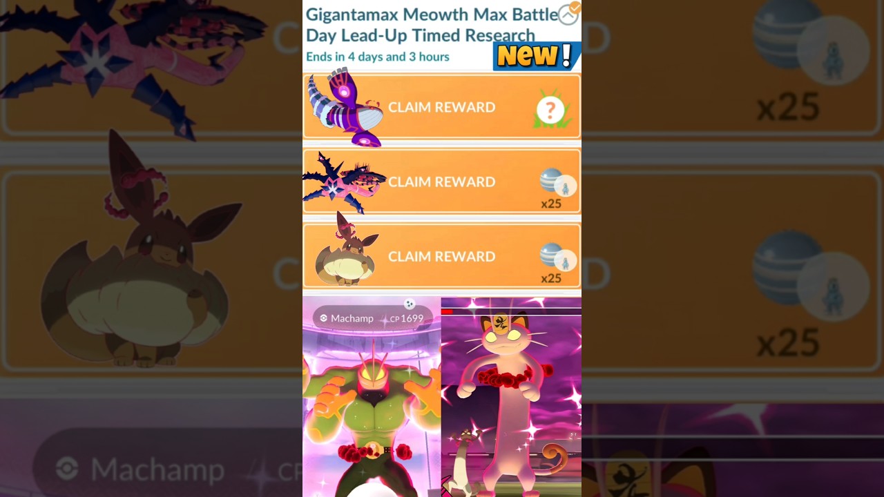 When✨️Gigantamax Meowth Gave Me✨️Shiny Dynamax in Pokemon Go