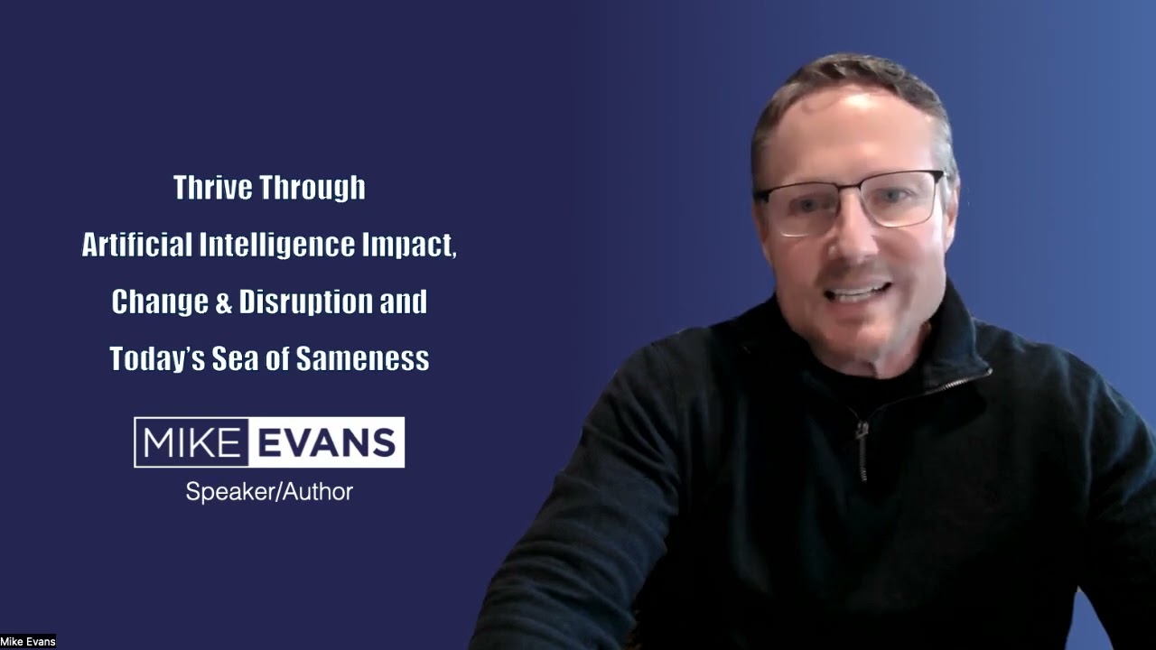 Focus of my Work - Mike Evans Keynote Speaker