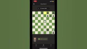 chess.com daily puzzle 31 jan 2023 69 STREAKKK #chess #gaming #subscribe #puzzle #69