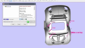 PowerShape Getting Started - Tutorial 2 - Repairing models with Solid Doctor