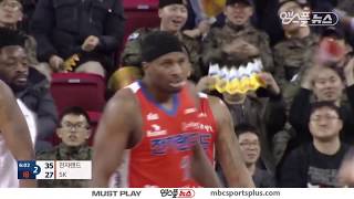 【HIGHLIGHTS】 Nate Miller H/L | Elephants vs Knights | 20180216 | 2017-18 KBL