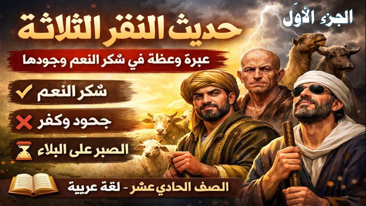 النفر الثلاثة الفهم والاستيعاب الثروة اللغوية ج1 | الصف الحادي عشر