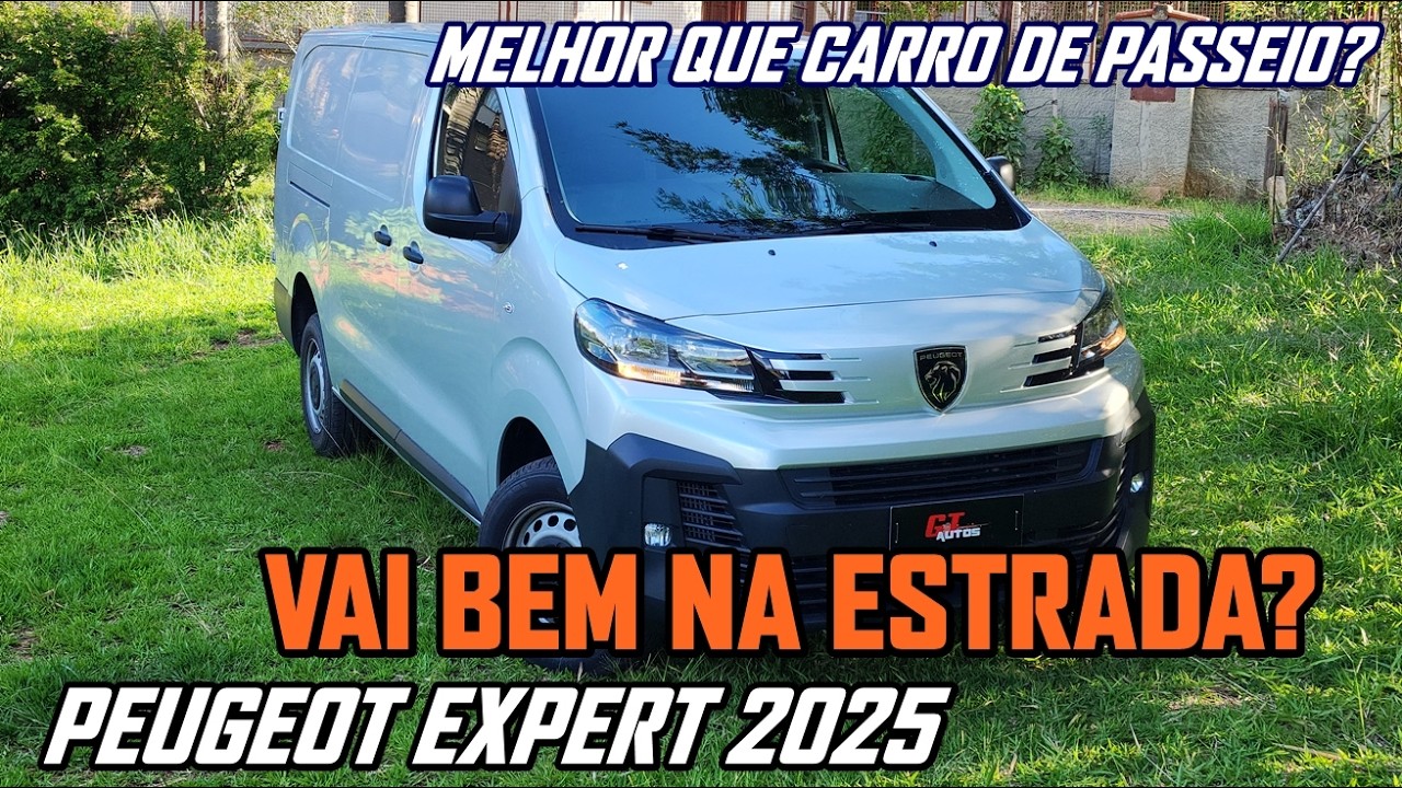 Viajando com o Peugeot Expert 2025: é cansativo de dirigir na estrada?