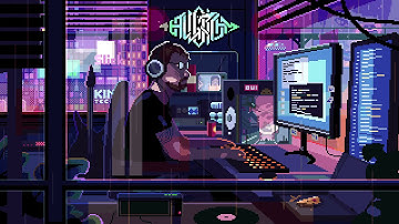 chill cyberpunk beats to code to