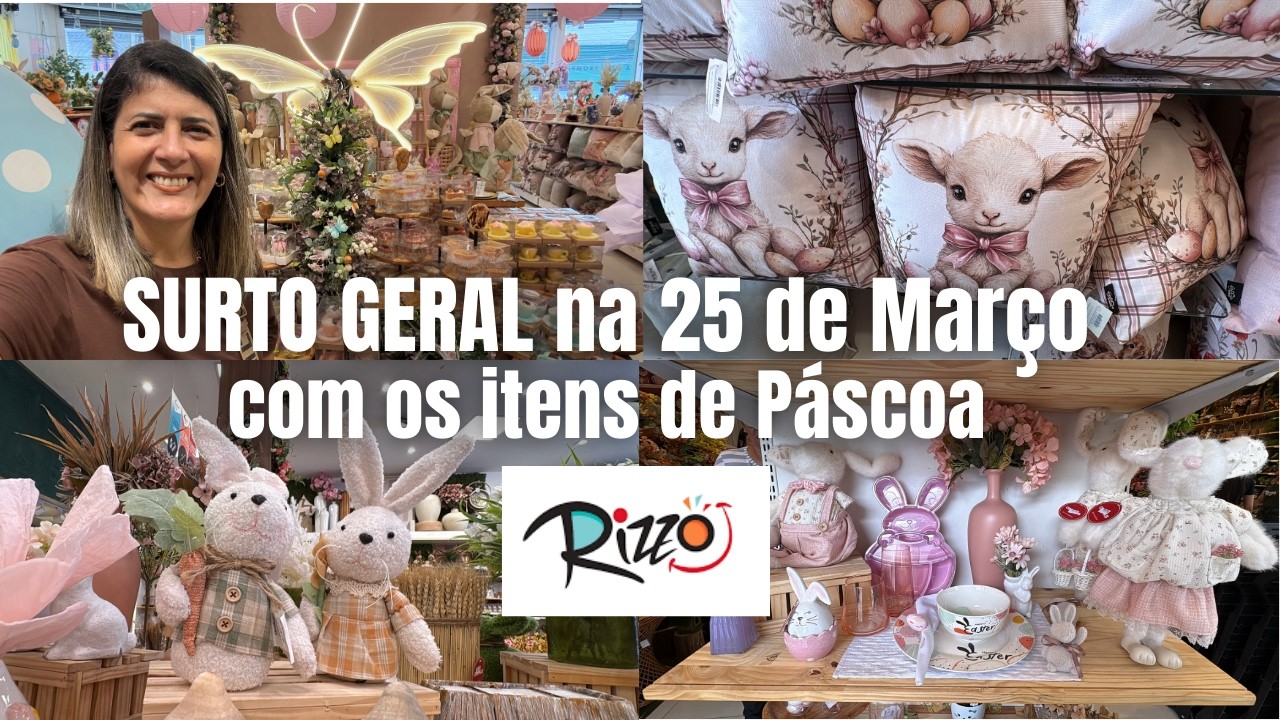 😱  FUI na 25 DE MARÇO e NÃO ACREDITEI nos itens de PÁSCOA 🐰 SURTO GERALLLLL 😱