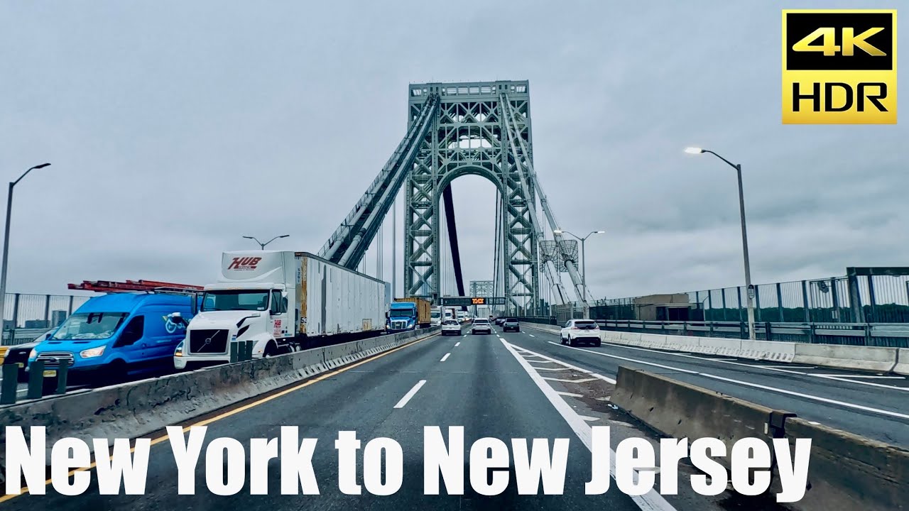 NYC Driving-New York to New Jersey via George Washington Bridge