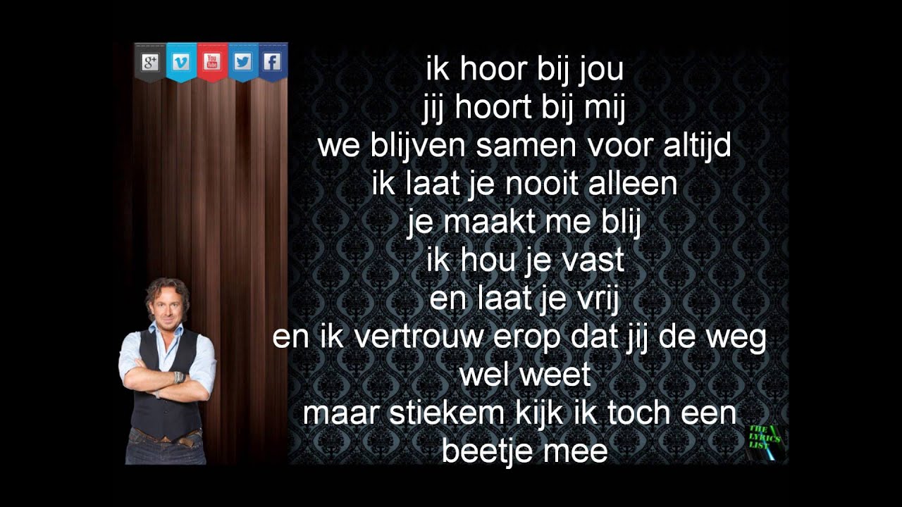 Marco Borsato, Jada Borsato - Samen Voor Altijd [LYRICS] - YouTube