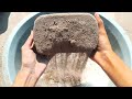 ASMR: Pure Soft Silky Sand Wholecrush in Formy Water &amp; Dry Crumbling in Tub🔥|| Satisfying Video🤤