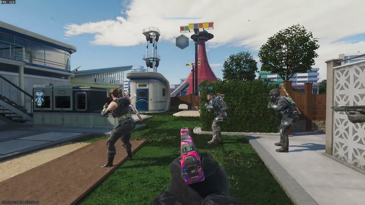 BO7 Spawn Combat Axe - Nuketown (Defensive Side) 