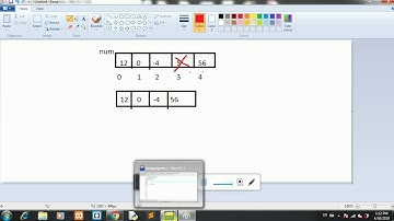 Deleting an Element from specified index of an Array