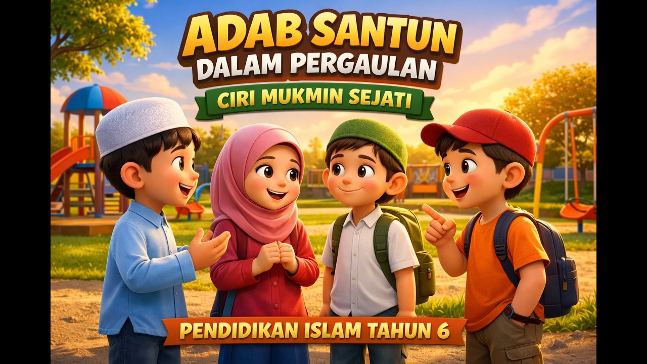 Adab. SANTUN DALAM PERGAULAN CIRI MUKMIN SEJATI PENDIDIKAN ISLAM TAHUN 6.