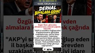 CHP'de Görevden Alma Krizi! Özgür Özel Sert Çıktı