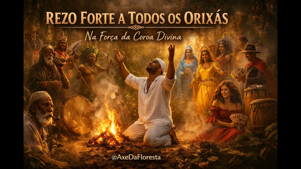 Rezo Forte a Todos os Orixás - Na Força Da Coroa Divina 