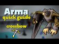 Armadyl quick guide  basic crossbow setup  osrs