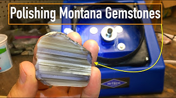 Polishing Montana Gemstones With The Hi-Tech Diamond Slant Cabber | Lapidary Rock Polishing Tutorial
