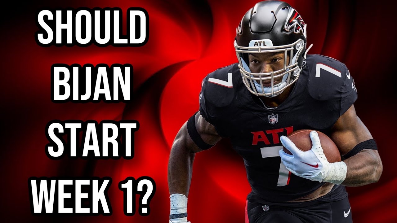 B.jan R Should Bijan Robinson Start Week 1 For The Atlanta Falcons? | Rise Up ...