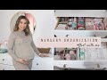 NEST WITH ME | ORGANIZING BABY GIRL'S 💕NURSERY